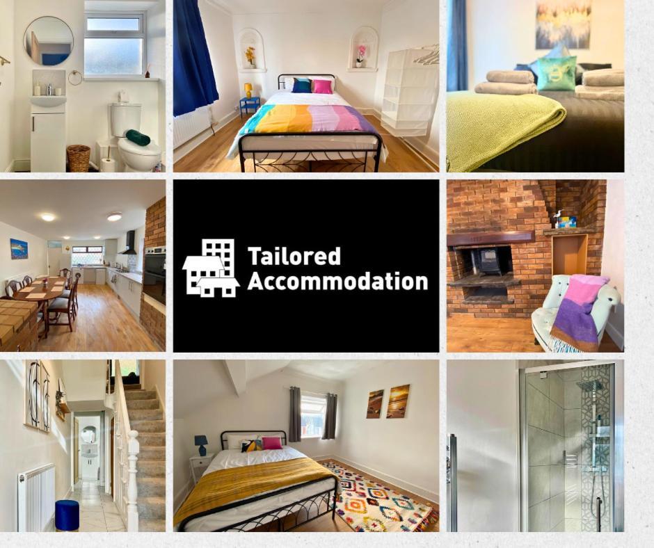 4-Bedroom Home - Perfect For Those Working In Bridgend - By Tailored Accommodation Esterno foto